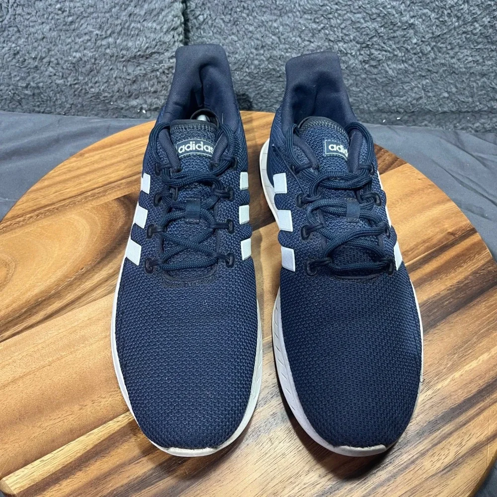 Adidas Questar Mens Navy Blue Running Athletic‎ Shoes Lace Up Sneakers Size 12